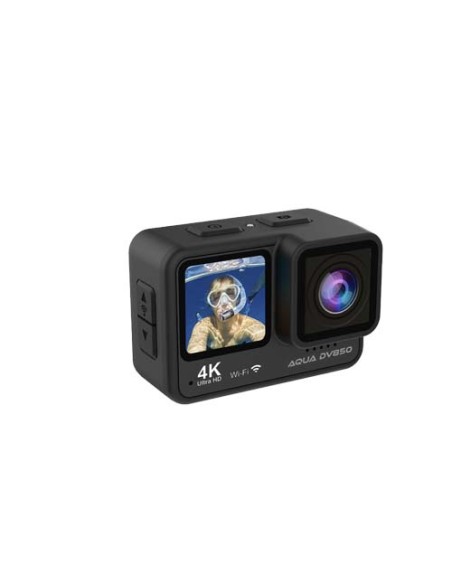 Action camera 4K a doppio schermo da 4K Prixton DV850  Aqua