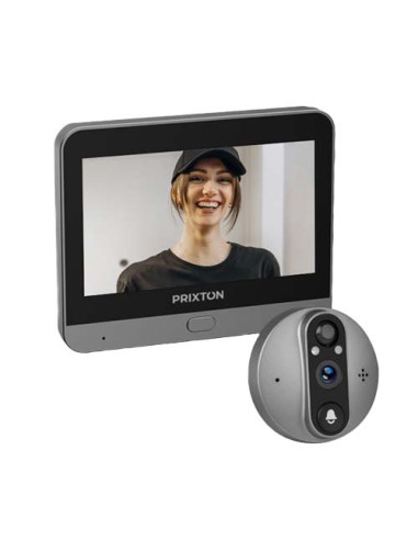 Visualizzatore di sorveglianza intelligente Wi-Fi per porte Prixton DV50