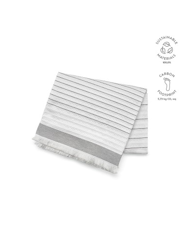 Coperta Ernst in cotone riciclato 220gsm. Prodotta in Portogallo