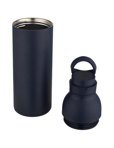 Borraccia in acciaio inossidabile riciclato certificato RCS a doppia parete da 650 ml con set di coperchi da 3 pezzi Illuminate