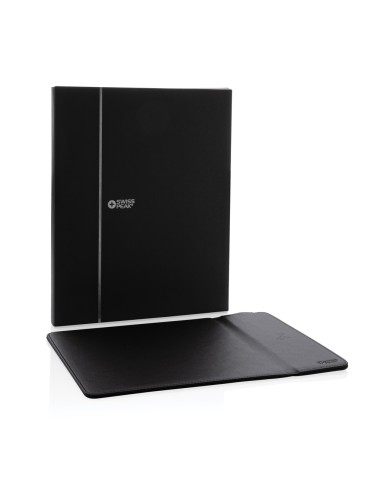 Tappetino mouse con ricarica wireless 10W in PU riciclato