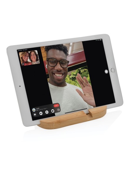 Porta tablet e smartphone in bambù