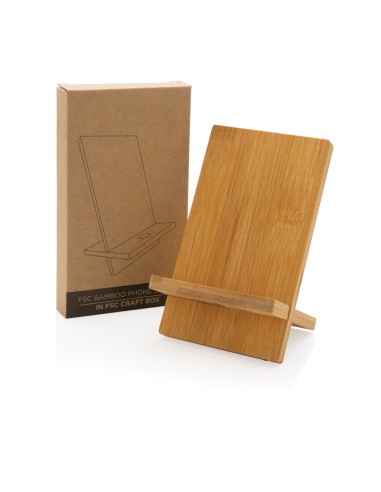 Supporto per smartphone in bambù