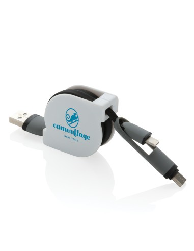 Cavo retrattile 3 in 1