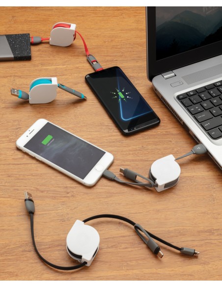 Cavo retrattile 3 in 1