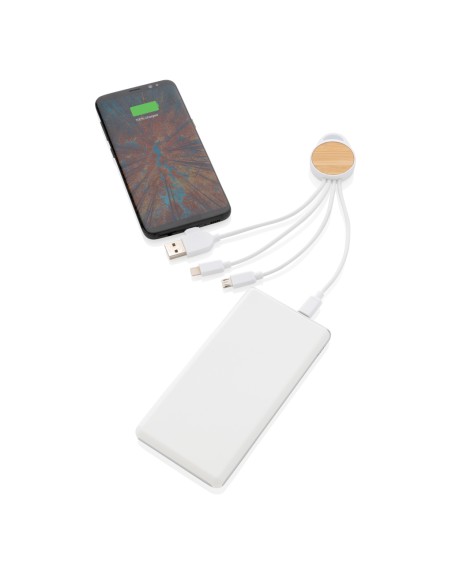 Cavo rotondo Ontario 6 in 1 in plastica riciclata RCS