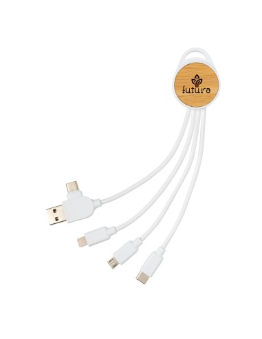 Cavo rotondo Ontario 6 in 1 in plastica riciclata RCS