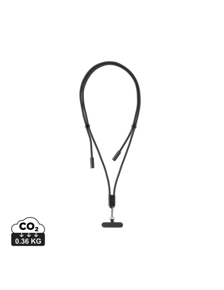 Cavo lanyard 60W regolabile LoopAmp in rPET RCS 160cm