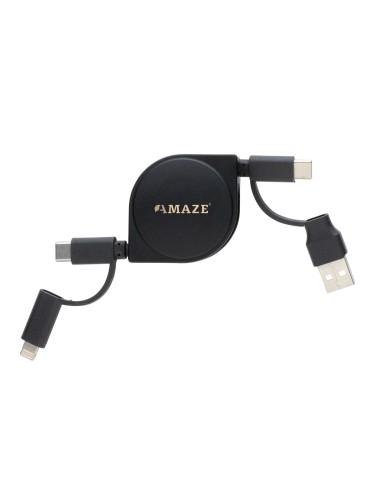 Cavo 6 in 1 RCS standard in plastica riciclata e TPE