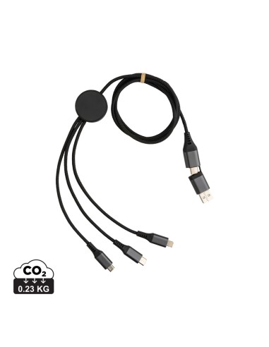 Cavo 60W Terra 6in1 da 120 cm in alluminio RCS