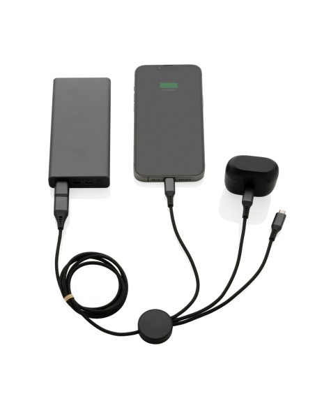 Cavo 60W Terra 6in1 da 120 cm in alluminio RCS