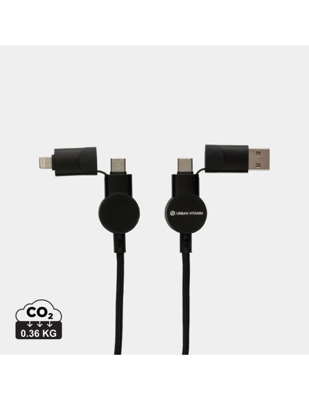 Cavo di ricarica veloce 60W Oakland 6in1, 1,2m rplastica RCS
