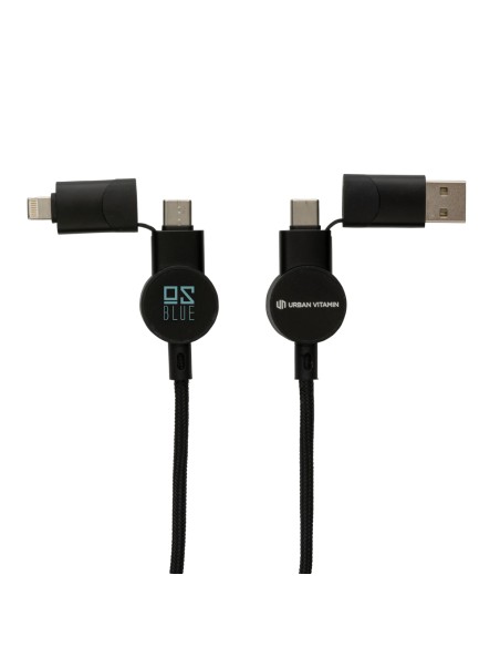 Cavo di ricarica veloce 60W Oakland 6in1, 1,2m rplastica RCS