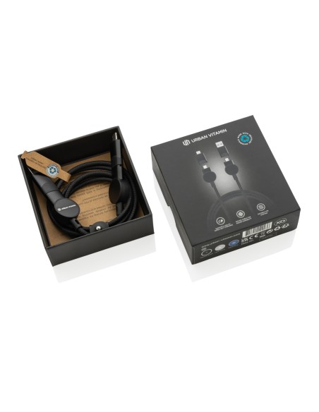 Cavo di ricarica veloce 60W Oakland 6in1, 1,2m rplastica RCS