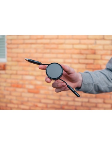 Cavo retrattile 6in1 60W in alluminio riciclato Terra RCS