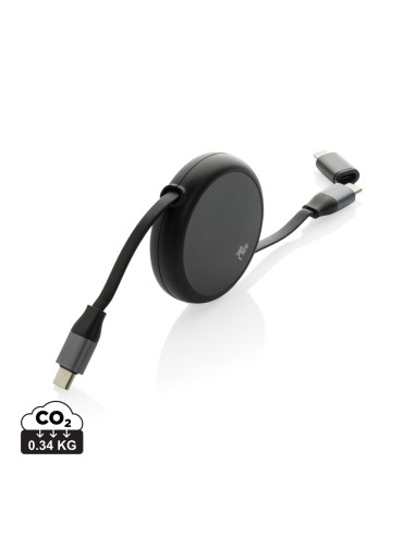 Cavo retrattile da 240W 2in1 Terra in rAlluminio RCS