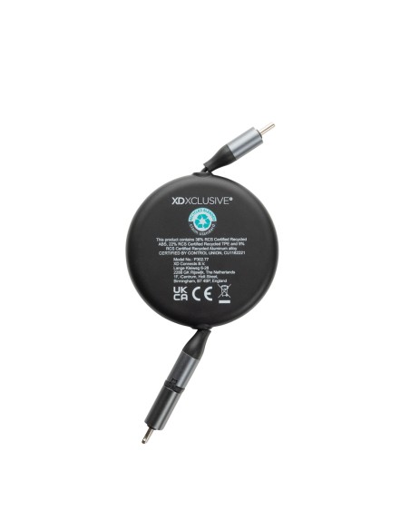 Cavo retrattile da 240W 2in1 Terra in rAlluminio RCS