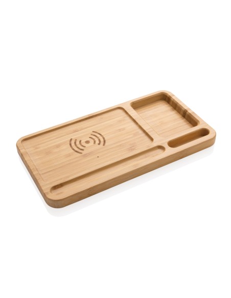 Caricatore wireless 10W in bambù