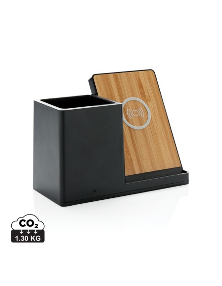 Caricatore wireless 10W Ontario in plastica riciclata RCS