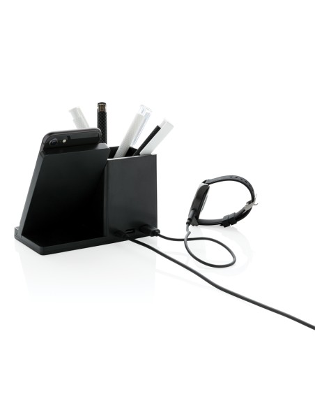 Caricatore wireless 10W Ontario in plastica riciclata RCS