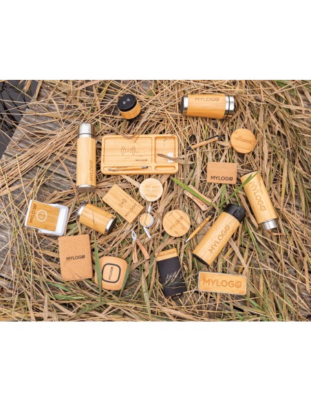 Supporto con ricarica 10W Ontario in plastica riciclata RCS