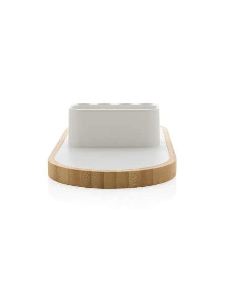 Caricatore dual wireless 10W Ontario plastica riciclata RCS