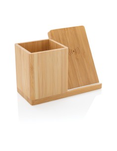 Caricatore wireless 10W Calgary in bambù