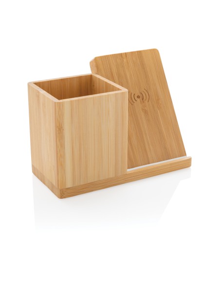 Caricatore wireless 10W Calgary in bambù