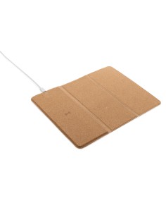 Tappetino mouse e caricatore wireless 10W in sughero