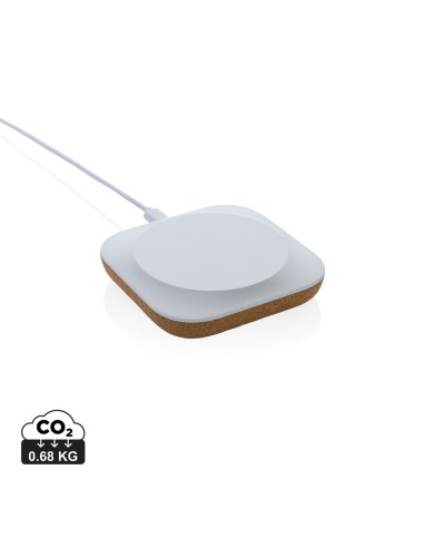 Caricatore wireless 10W Oregon in plastica riciclata RCS