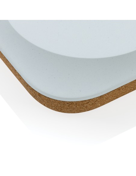 Caricatore wireless 10W Oregon in plastica riciclata RCS