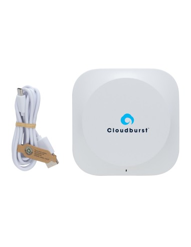 Caricatore wireless 10W Oregon in plastica riciclata RCS