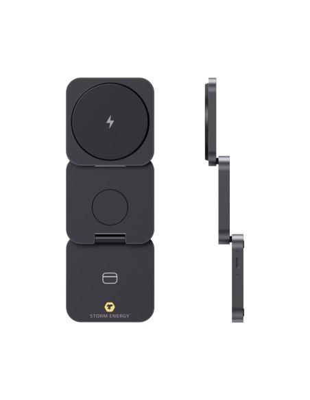 Caricatore pieghevole 15W 3in1 Terra in alluminio riciclato