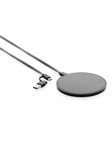 Caricatore RCS wireless 10W in plastica riciclata