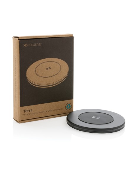 Caricatore wireless 10W in alluminio RCS Terra