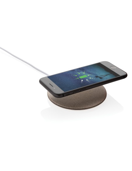 Caricatore wireless 5W in fibra di grano