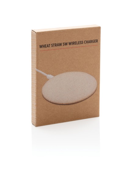 Caricatore wireless 5W in fibra di grano