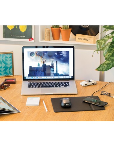 Tappetino mouse con ricarica wireless 5W