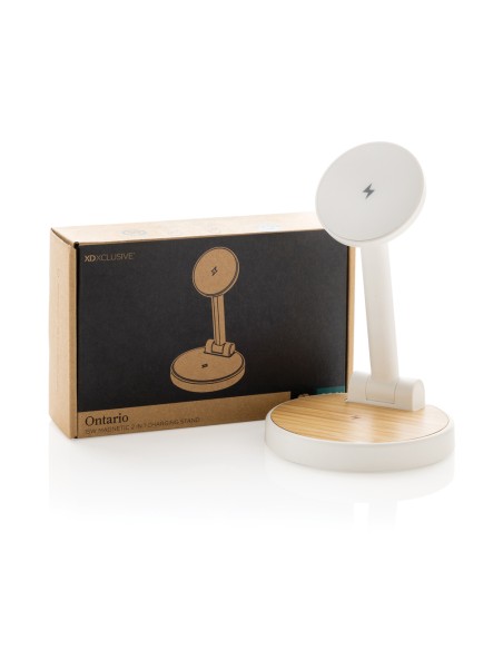 Supporto 2in1 ricarica magnetica Ontario in rPlastica RCS