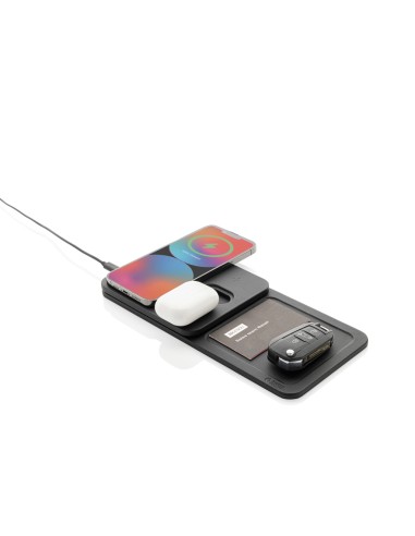 Base di ricarica wireless 3 in 1 Swiss Peak in rPU RCS