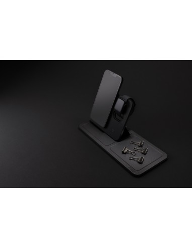 Base di ricarica wireless 3 in 1 Swiss Peak in rPU RCS