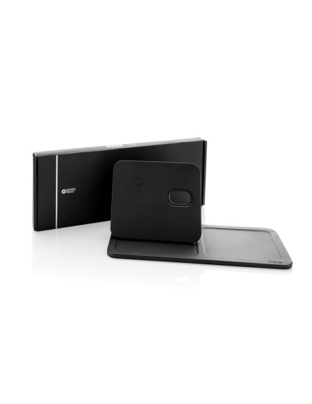 Base di ricarica wireless 3 in 1 Swiss Peak in rPU RCS