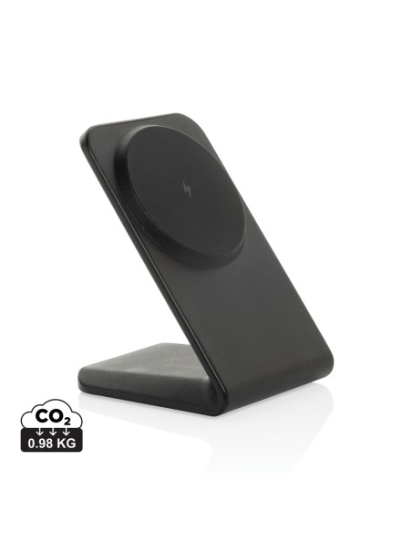 Caricatore wireless magnetico VoltPerch 15W in rPlastica RCS