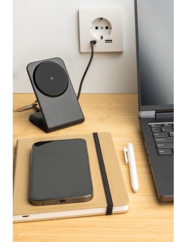 Caricatore wireless magnetico VoltPerch 15W in rPlastica RCS