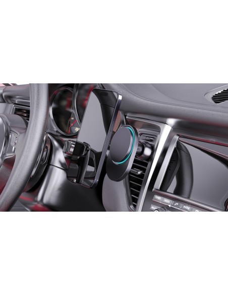 Caricatore magnetico 15W da auto PowerCruze in rPlastica RCS