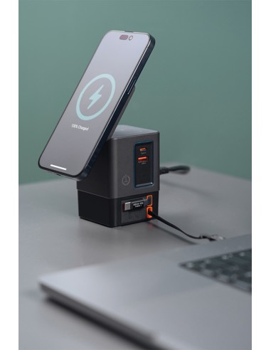 Caricatore GaN 105W cavo retrattile Urban Vitamin Sacramento