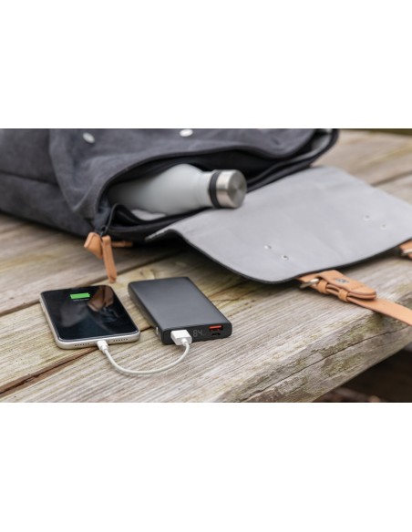 Powerbank in alluminio da 10.000 mAh 18W con PD