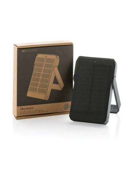 Powerbank solare 5000 mAh Skywave in plastica riciclata RCS
