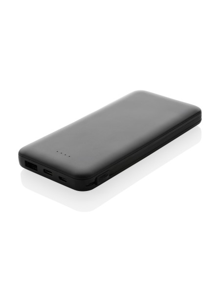 Powerbank Lockhart RCS in plastica riciclata 10.000 con cavi