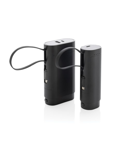 Powerbank da 5000 mAh CycleCell con batteria rimovibile